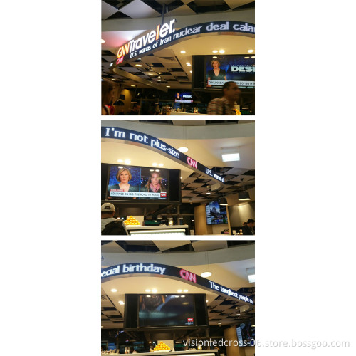 Indoor P7.62 Flexible LED Screen Module with High quality